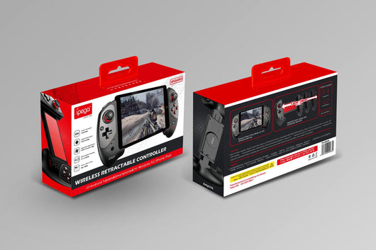 Controlador Inalámbrico Rojo para Gaming con Bluetooth y Función de Estiramiento - Image 5