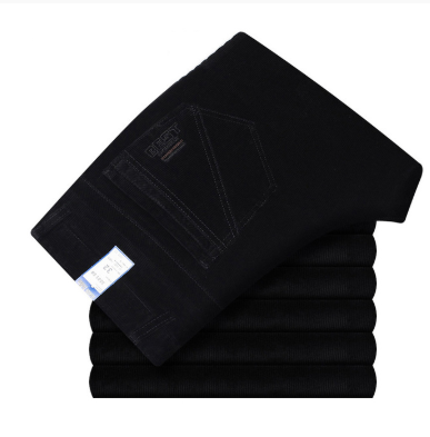 Pantalones de Pana Elástica Rectos para Hombre - Image 4