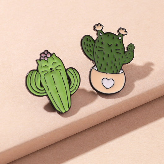 Broche Serie Cactus Creativo Cartoon - Image 5