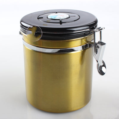 Recipiente Hermético de Acero Inoxidable para Granos de Café - Image 3