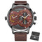 Reloj de Hombre Elegante con Calendario, Luminoso e Impermeable