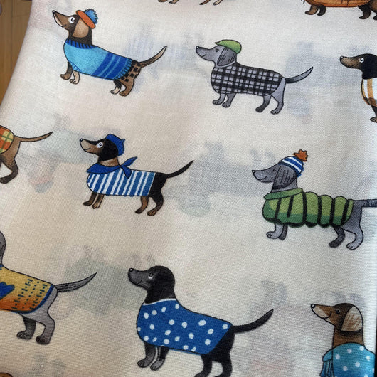 Chal Artístico para Viajes con Estampado de Perros - Bufanda Larga y Cálida - Image 3