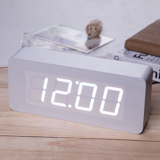 Reloj Despertador de Madera Natural - Image 8