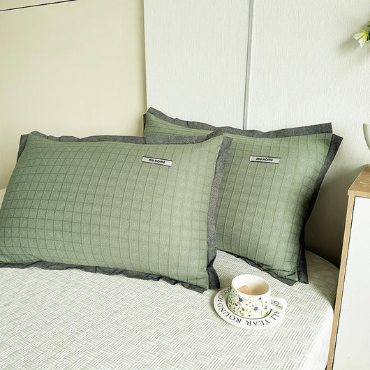 Par de Fundas de Almohada en Algodón Pesado Premium - Image 4
