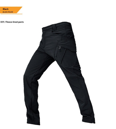 Pantalones Tácticos Impermeables con Forro Polar para Hombre - Protección Invernal - Image 9