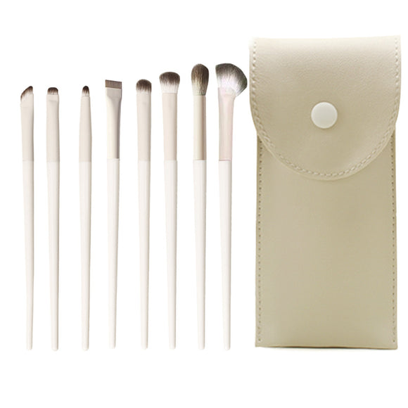 Set de Brochas de Detalle para Ojos Porcelana Cloud - Herramientas de Maquillaje Profesional