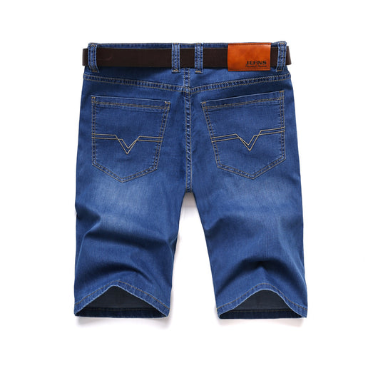 Shorts de Mezclilla Rectos Ultradelgados para Verano - Image 6