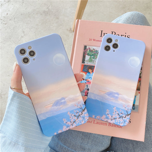 Funda para Teléfono con Soporte y Diseño de Flores de Cerezo - Image 14