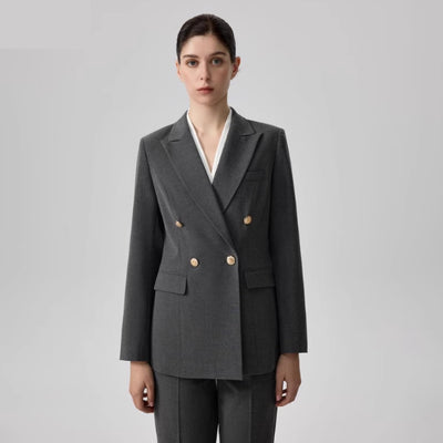 Traje de Negocio para Mujer - Conjunto Camisa y Pantalón Primavera Verano - Image 9