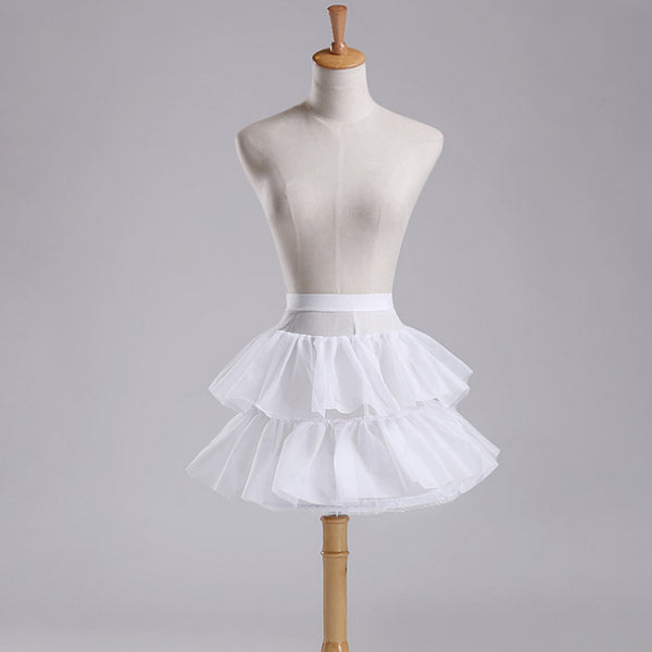 Enagua Infantil de Dos Capas para Vestido de Ceremonia