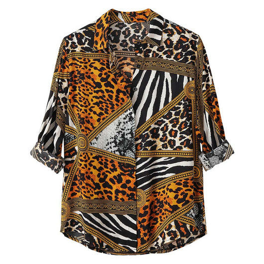 Camisa Estampado Leopardo para Hombre - Image 9