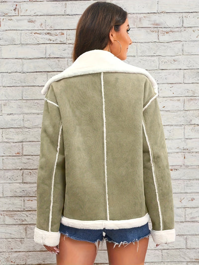 Chaqueta Polar con Cuello Tipo Polo - Abrigo Casual para Invierno - Image 13