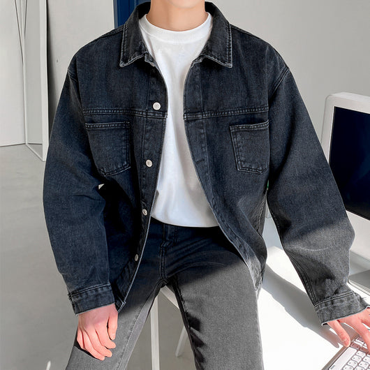 Chaqueta Denim Suelta Trendy para Trabajo - Image 4