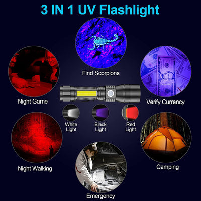 Linterna LED Multifunción con Carga USB y Imán Potente - Image 16