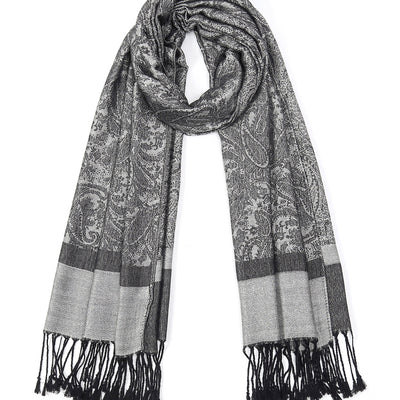 Rebozo Étnico Paisley en Jacquard de Cashemira - Image 6