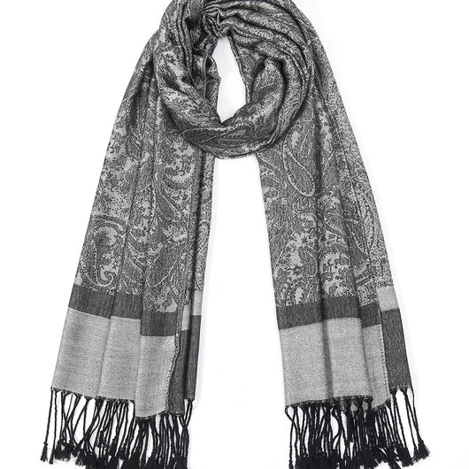 Rebozo Étnico Paisley en Jacquard de Cashemira - Image 6
