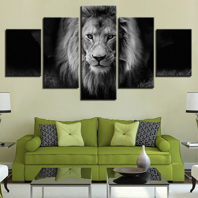 Cuadro León Blanco y Negro - Arte Moderno - Image 10