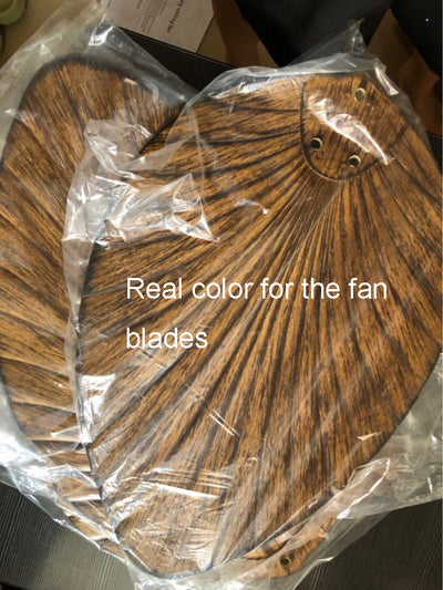 Lámpara Ventilador de Hojas de Plátano Estilo Vintage - Image 10