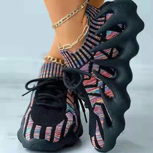 Zapatos Voladores Tejidos Pulpo - Tallas Grandes Unisex con Suela Suave - Image 5