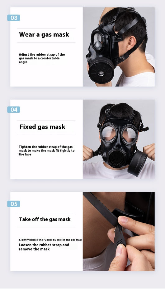 Kit Completo de Protección Respiratoria con Máscara Facial y Filtro Antivirico - Image 19