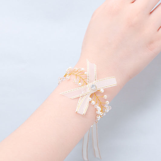 Pulsera de Flores Infantil Estilo Coreano - Novia Bella para Niñas