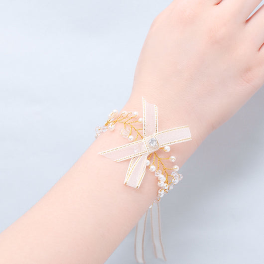 Pulsera de Flores Infantil Estilo Coreano - Novia Bella para Niñas