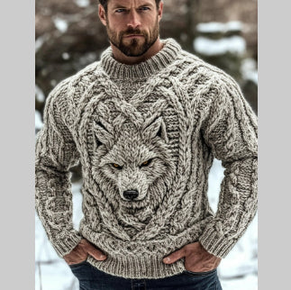 Sudadera Holgada para Hombre con Cuello Redondo y Diseño Estampado - Image 13