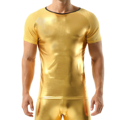 Playera Bronceada de Manga Corta para Hombre - Image 7