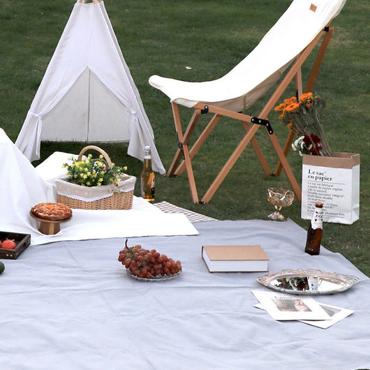 Manta de Picnic Premium con Asa de Cuero - Diseño Minimalista y Elegante - Image 7