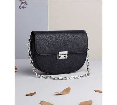 Bolso Bandolera Semicircular Minimalista para Mujer - Image 3