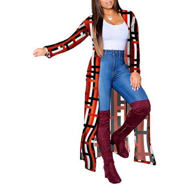 Chaqueta Casual con Estampado Geométrico Moderno - Image 9
