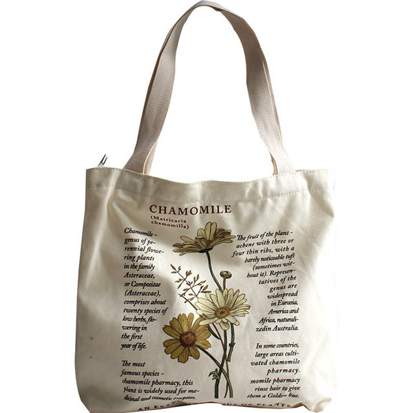 Bolso Mensajero Daisy Estampado - Capacidad Grande con Diseño Literario