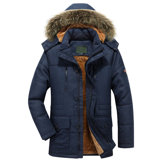 Abrigo Militar Grueso Forrado en Fleece para Hombre - Image 4
