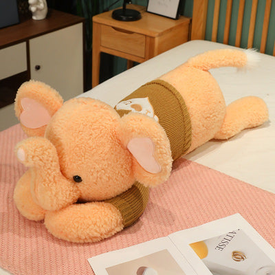Almohada Decorativa Elefante Gigante de Peluche Suave - Image 8