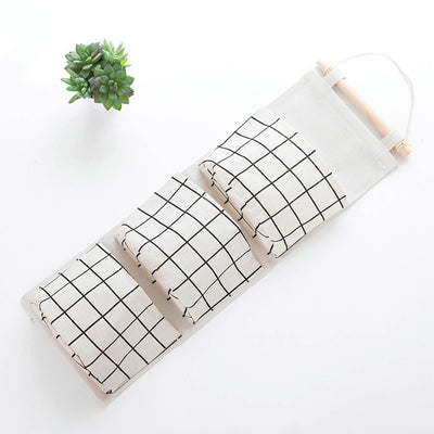 Bolsa Organizadora Colgante de Algodón y Lino Impermeable - Image 13