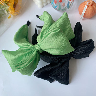 Diadema Oversized con Lazo Seersucker - Accesorio de Moda de Alto Impacto - Image 10