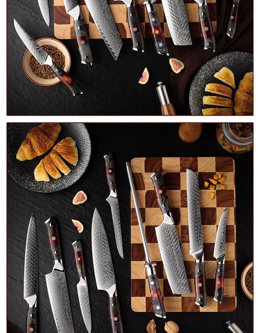Juego de Cuchillos de Cocina Damasco con 67 Capas - Image 21