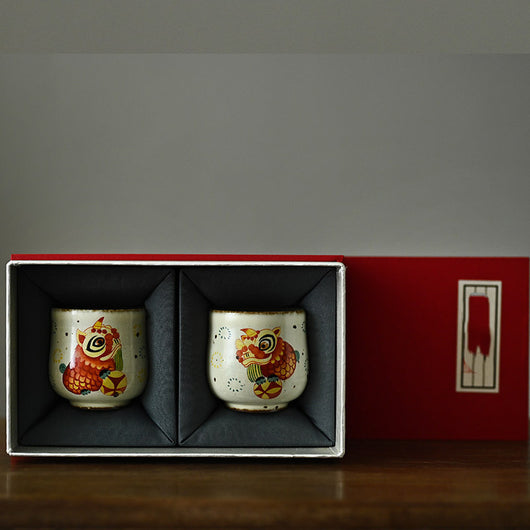 Taza de Cerámica Artesanal Pintada a Mano con León Alegre - Image 5
