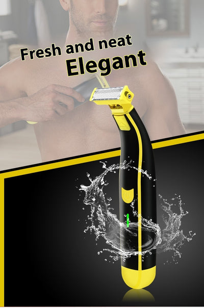 Afeitadora Eléctrica Recargable USB para Hombre - Cuerpo y Rostro Completamente Impermeable - Image 23