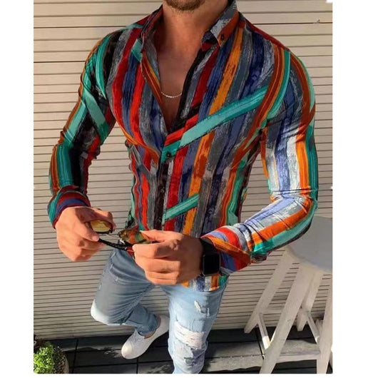 Camisa Estampada de Manga Larga para Hombre - Línea Ejecutiva - Image 5