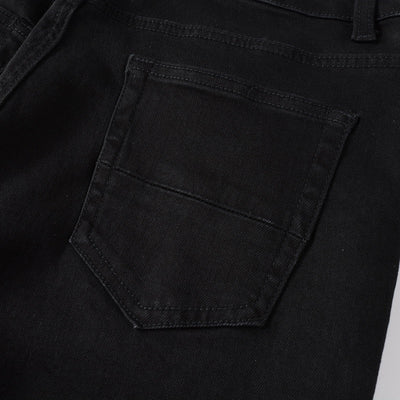 Jeans Slim Negros Elásticos con Detalles de Diamantes - Image 19