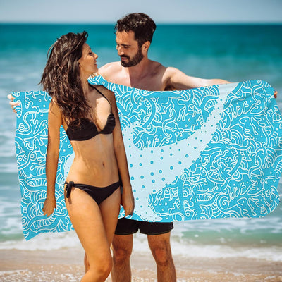 Toalla de Playa Bohemia Estampada - Absorbente y Versátil - Image 31