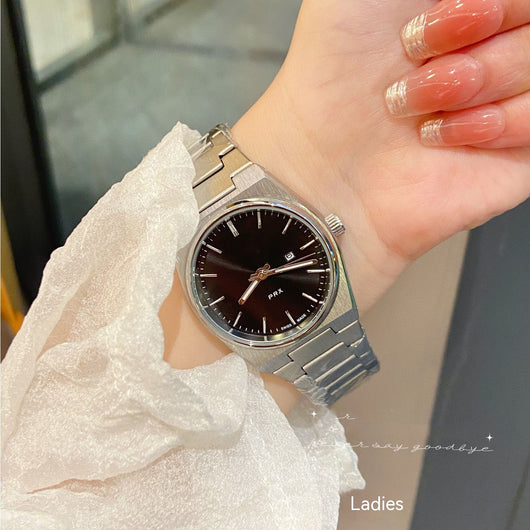 Reloj de Pareja Cuarzo Azul Hielo con Calendario - Image 14