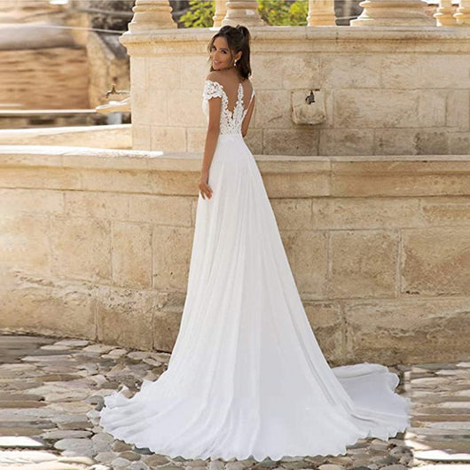 Vestido de Novia Tallas Grandes con Apliques de Moda - Image 5