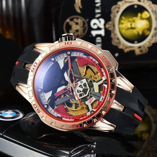 Reloj de Silicona Hueca con Esfera Grande y Redonda - Image 10