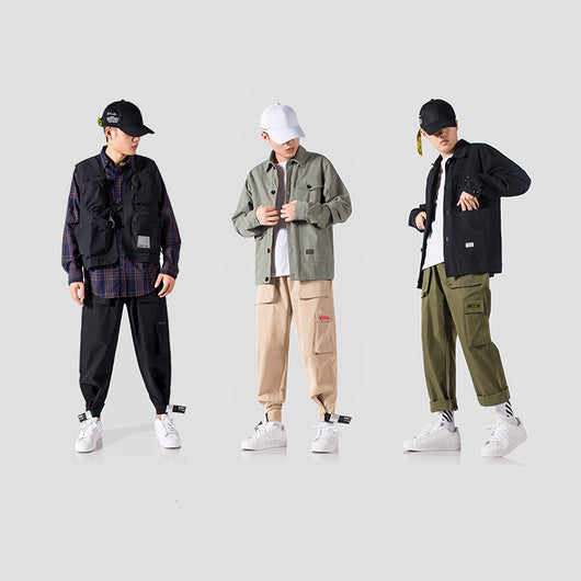 Pantalones Casuales Ajuste Relajado Versátiles Todo Terreno - Image 6