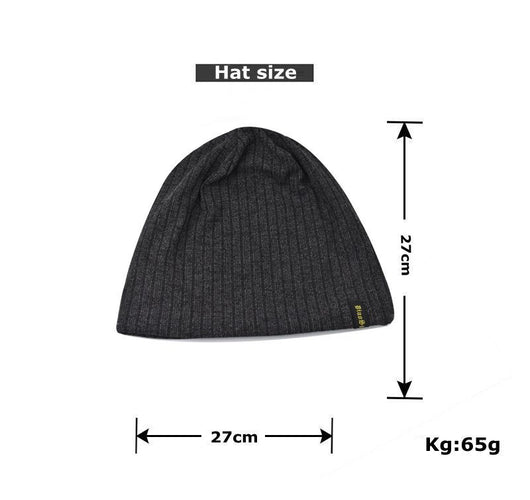 Gorro Tejido Baotou con Bordado de Letras Finas - Image 8