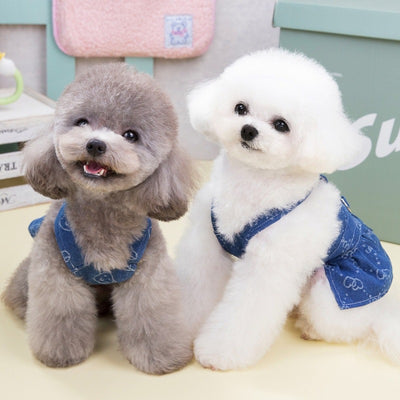 Vestido Denim Princesa para Perros Pequeños - Colección Primavera Otoño - Image 16