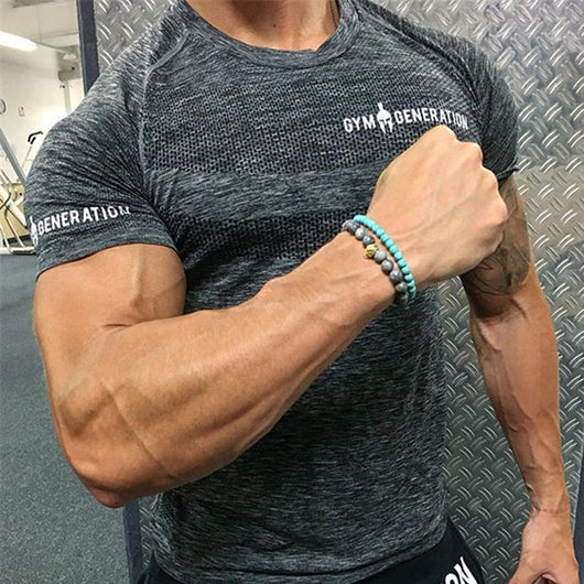 Camiseta Deportiva para Correr Hombre Verano - Transpirable y Elástica - Image 8