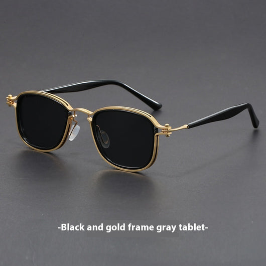 Gafas de Sol Retro Marco Cuadrado Metal - Image 6